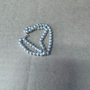 VTG Double Strand Silver Beaded Bracelet Sterling, Brand: Airess